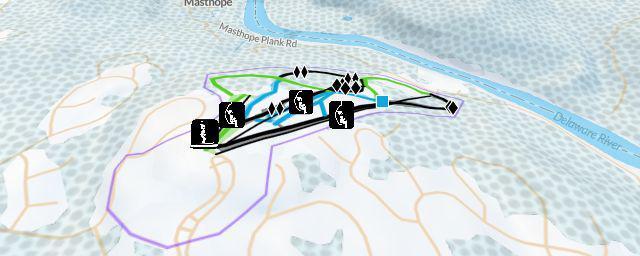 Piste map of the resort Big Bear Ski Resort
