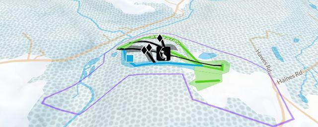 Piste map of the resort Mystic Mountain Ski Area