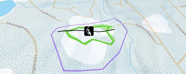 Piste map of the resort Pocono Ranch Lands Ski Mountain