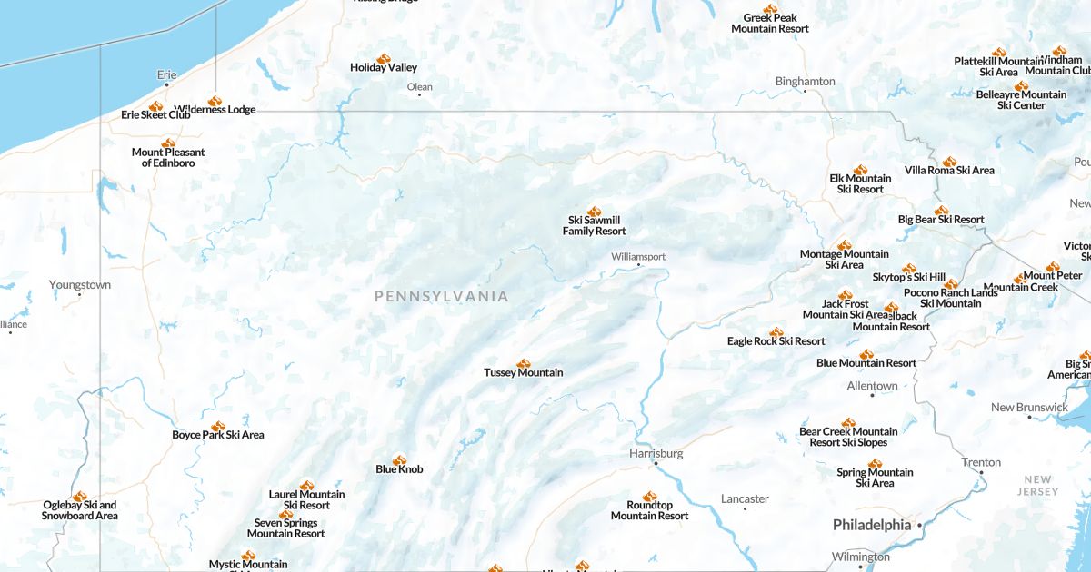 Map of Pennsylvania