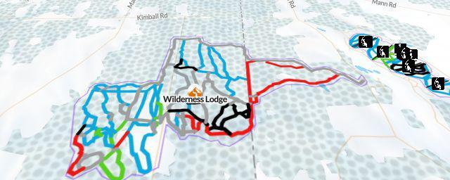 Piste map of the resort Wilderness Lodge