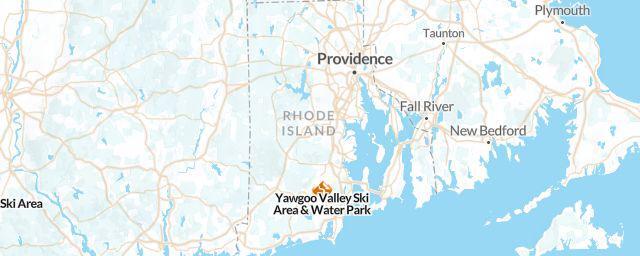 Piste map of the region Rhode Island