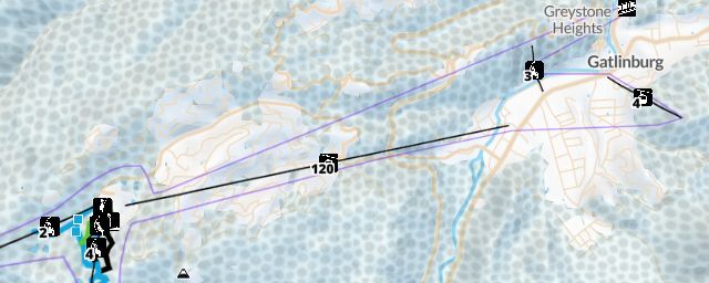 Piste map of the resort Ober Mountain