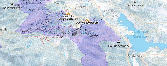 Piste map of the resort Deer Valley Resort