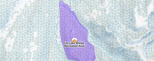 Piste map of the resort Lily Lake Winter Recreation Area