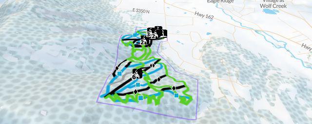 Piste map of the resort Nordic Valley