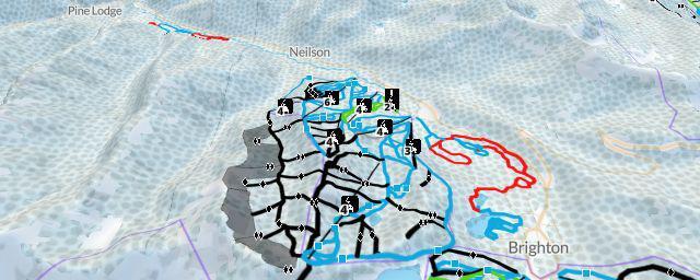 Piste map of the resort Solitude Mountain Resort