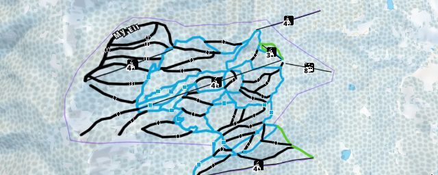 Piste map of the resort Wasatch Peaks Ranch