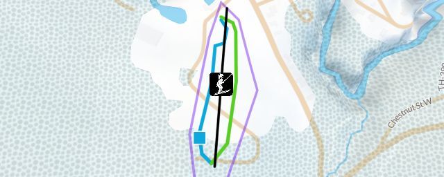 Piste map of the resort Brattleboro Ski Hill