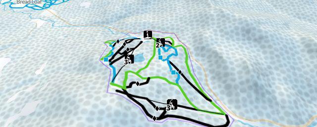 Piste map of the resort Middlebury College Snow Bowl