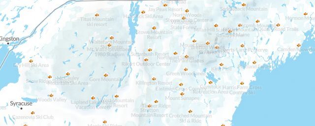 Piste map of the resort Rikert Outdoor Center