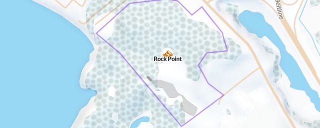 Piste map of the resort Rock Point