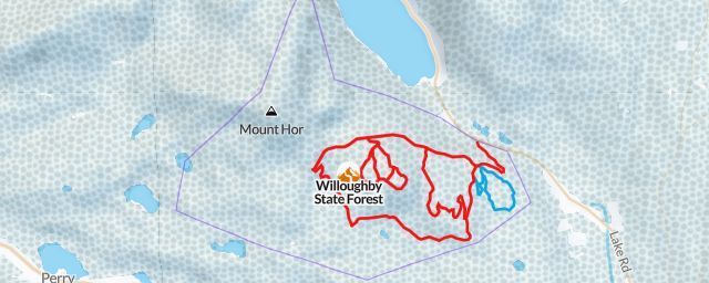 Piste map of the resort Willoughby State Forest