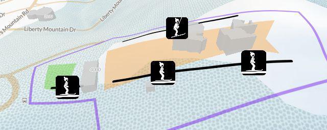 Piste map of the resort Snowflex