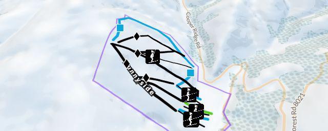 Piste map of the resort Echo Valley Ski Area