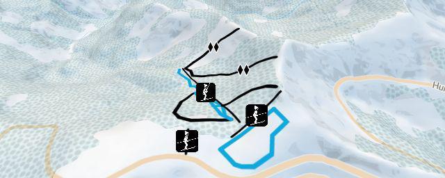 Piste map of the resort Hurricane Ridge Ski Area