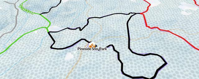 Piste map of the resort Pineside Sno-Park