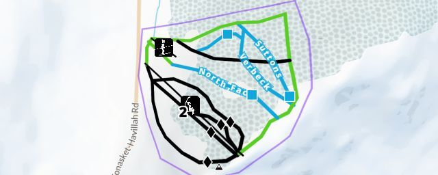 Piste map of the resort Sitzmark Ski Hill