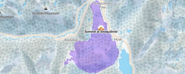 Piste map of the resort Summit at Snoqualmie