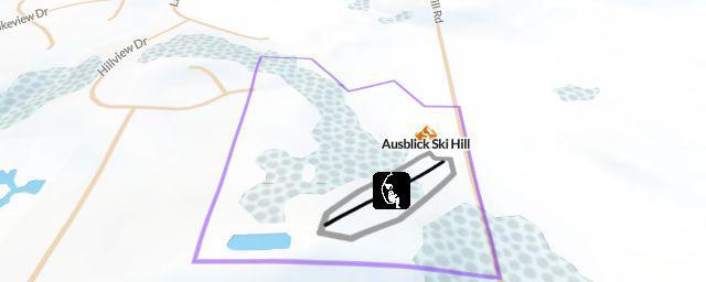 Piste map of the resort Ausblick Ski Hill