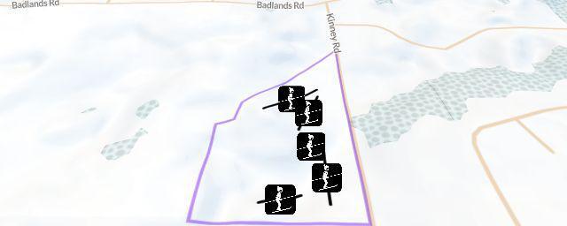 Piste map of the resort Badlands Snow Park