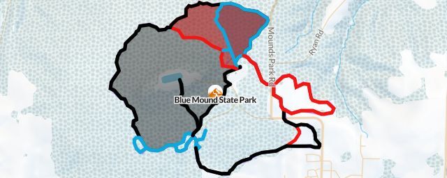 Piste map of the resort Blue Mound State Park