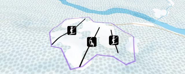 Piste map of the resort Camp 10 Ski n Snowboard