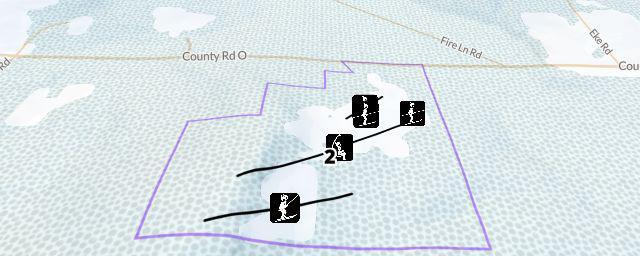 Piste map of the resort Christie Mountain Ski Area