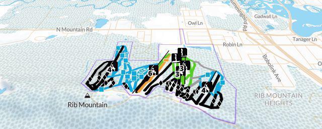 Piste map of the resort Granite Peak Ski Area