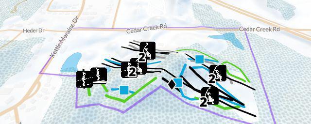 Piste map of the resort Little Switzerland Ski Hill