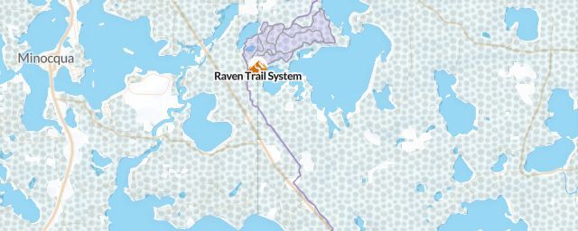 Piste map of the resort Raven Trail System