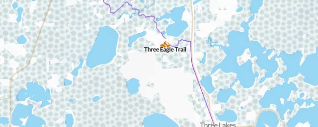 Piste map of the resort Three Eagle Trail