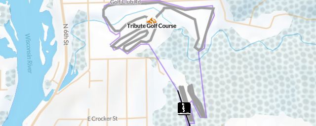 Piste map of the resort Tribute Golf Course
