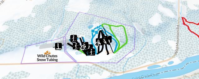 Piste map of the resort Wild Mountain