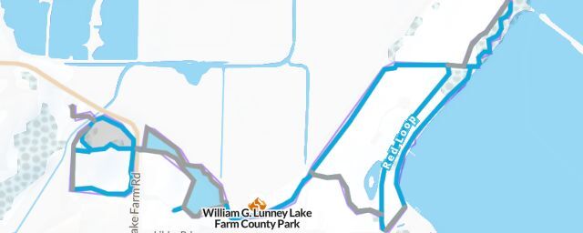 Piste map of the resort William G. Lunney Lake Farm County Park