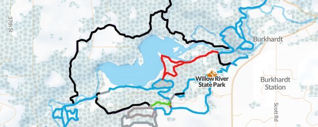Piste map of the resort Willow River State Park