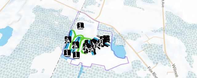 Piste map of the resort Wilmot Mountain