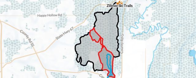 Piste map of the resort Zillmer Ski Trails