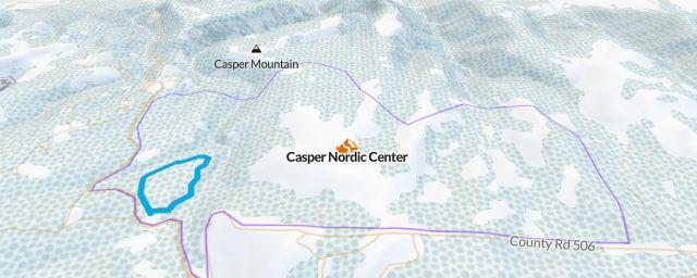 Piste map of the resort Casper Nordic Center