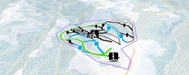 Piste map of the resort Hogadon Basin Ski Area