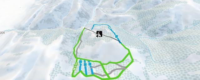 Piste map of the resort Pine Creek Ski Resort