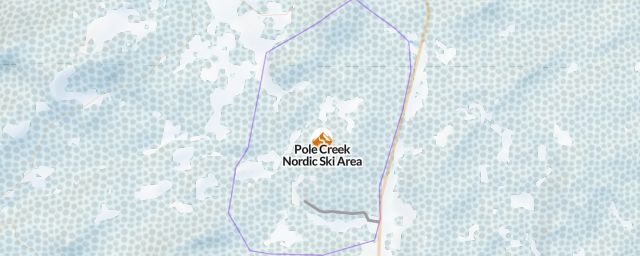 Piste map of the resort Pole Creek Nordic Ski Area