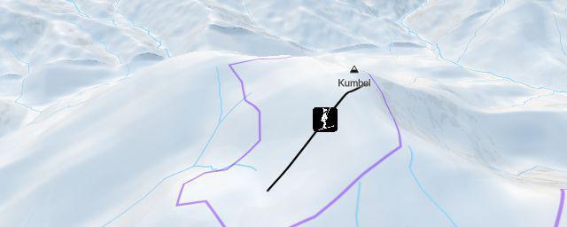 Piste map of the resort Beldersay