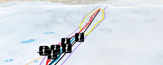 Piste map of the resort Tiffindell